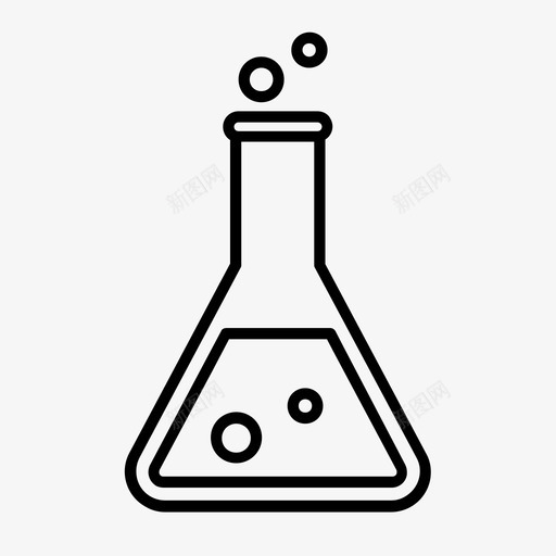 化学锥形烧瓶实验室图标svg_新图网 https://ixintu.com 化学 实验室 教育 科学 锥形烧瓶