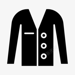 商业正装西服正装男装图标高清图片