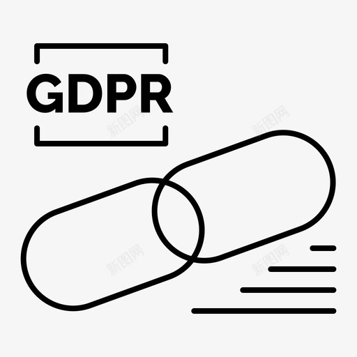 夹子gdpr锁图标svg_新图网 https://ixintu.com gdpr 夹子 安全