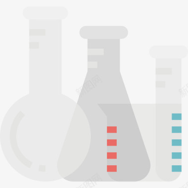 科学90平烧瓶图标图标