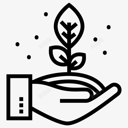 植物保护栽培种植植物图标svg_新图网 https://ixintu.com 图标 树苗 栽培 植物 植物保护 浪费 种植 线图