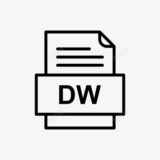 dw文件文件图标文件类型格式svg_新图网 https://ixintu.com 41种 dw 图标 文件 格式 类型