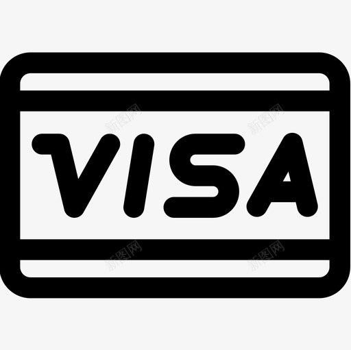 Visa电子商务64直系图标svg_新图网 https://ixintu.com Visa 电子商务64 直系