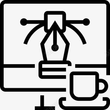 咖啡咖啡店业务3概述图标图标