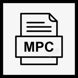 mpcmpc文件文件图标文件类型格式高清图片