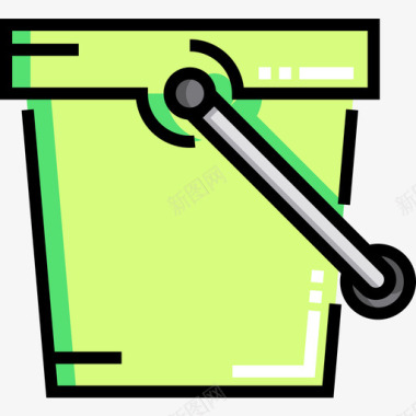 桶工具箱5线颜色图标图标