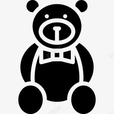 泰迪熊礼物18雕文图标图标