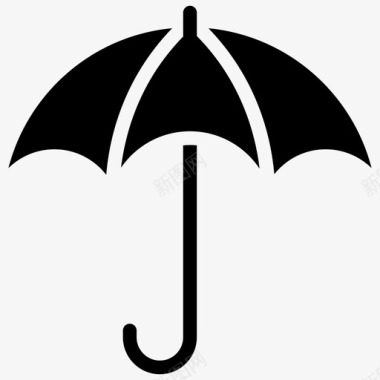伞大喇叭保险图标图标