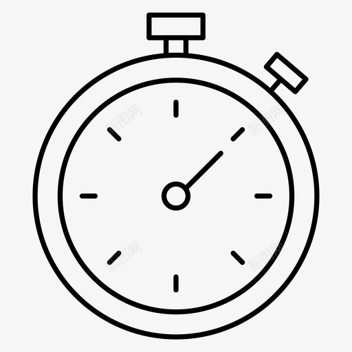 秒表时钟截止日期图标svg_新图网 https://ixintu.com 截止日期 时钟 秒表 计时器 速度线图标