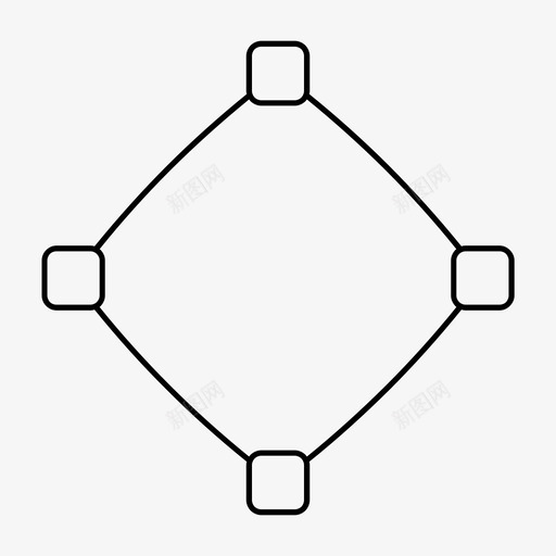 差异图形图标svg_新图网 https://ixintu.com 分离 合并 图形 差异 设计