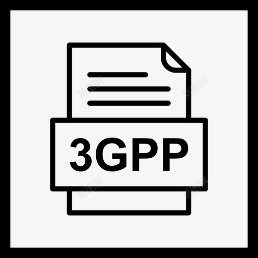 3gpp文件文档图标41种文件格式svg_新图网 https://ixintu.com 3gpp文件文档图标 41种文件格式