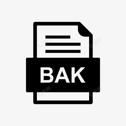 bak文件文档图标41种文件格式svg_新图网 https://ixintu.com 41种 bak 图标 文件 文档 格式