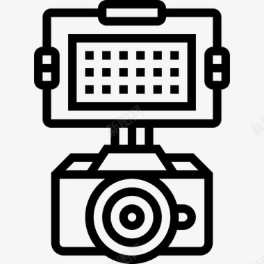 摄像机摄像机及附件6线性图标图标