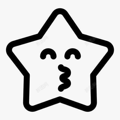 表情情感脸图标svg_新图网 https://ixintu.com 微笑 情感 明星 表情