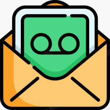 电子邮件电子邮件22线颜色图标图标
