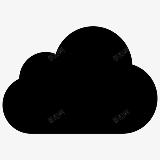 云云计算云服务器图标svg_新图网 https://ixintu.com 1号 云计算 减前 天空 服务器 轮廓 通信 通信设备