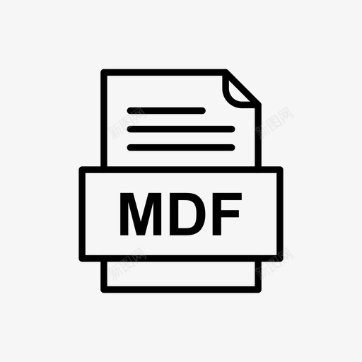 mdf文件文档图标文件类型格式svg_新图网 https://ixintu.com 41种 mdf 图标 文件 文档 格式 类型