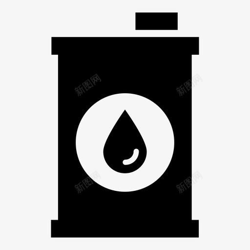 油桶燃料绿色能源符号图标svg_新图网 https://ixintu.com 油桶 燃料 绿色能源符号图标