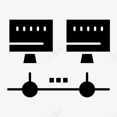 计算机网络服务器图标图标