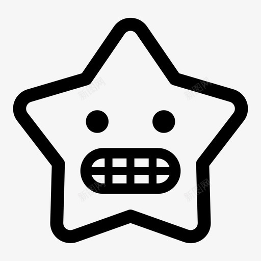 表情情感脸图标svg_新图网 https://ixintu.com 微笑 情感 明星 表情