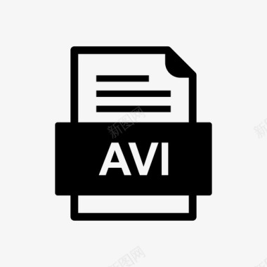 avi文件文件图标文件类型格式图标