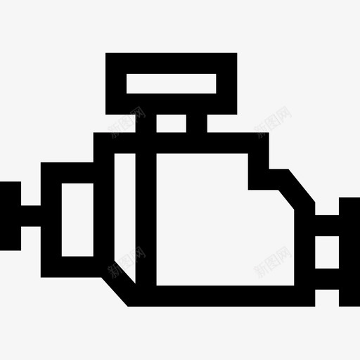 21号车库直线电机图标svg_新图网 https://ixintu.com 21号车库直线电机