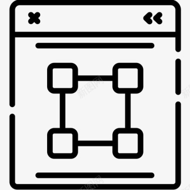 工具网页79线性图标图标