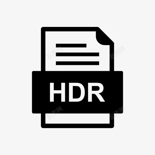 hdr文件文件图标文件类型格式svg_新图网 https://ixintu.com 41种 hdr 图标 文件 格式 类型