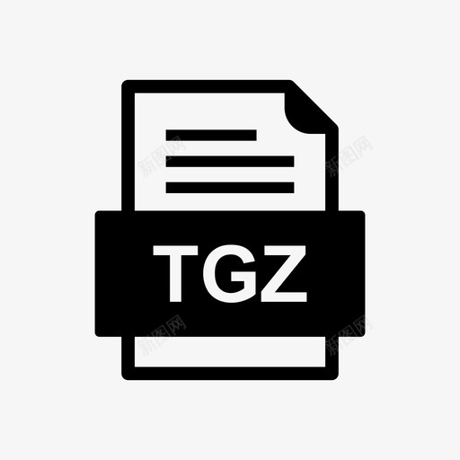 tgz文件文档图标文件类型格式svg_新图网 https://ixintu.com 41种文件格式 tgz文件文档图标 文件类型 格式