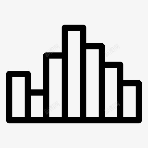 统计柱状图商务图标svg_新图网 https://ixintu.com 办公室 商务 柱状 统计 营销 财务