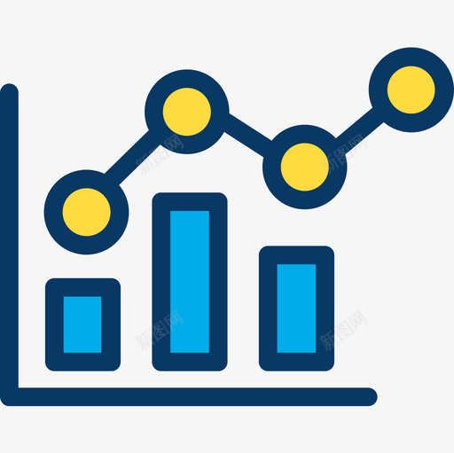 条形图业务240线颜色图标svg_新图网 https://ixintu.com 业务 条形图 颜色
