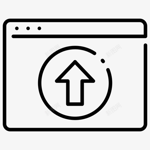 网站上传浏览器界面图标svg_新图网 https://ixintu.com 上传 浏览器 界面 类型 网站 页面