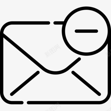 电子邮件电子邮件23直线图标图标