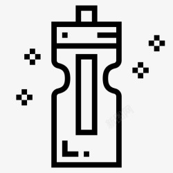 4瓶瓶循环4线性图标高清图片