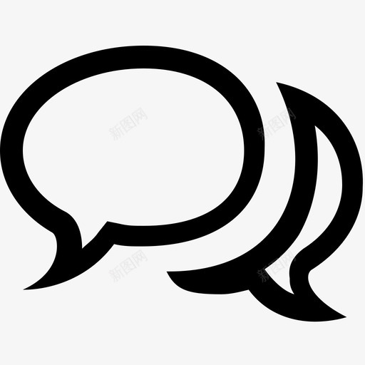 KB-tab-chat-线框svg_新图网 https://ixintu.com KB-tab-chat-线框