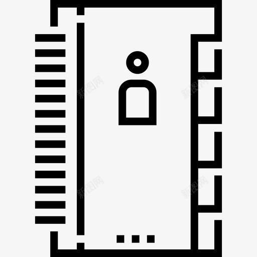 联系人策略39直线图标svg_新图网 https://ixintu.com 直线 策略 联系人