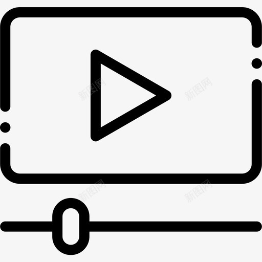 音乐和多媒体音频和视频6线性图标svg_新图网 https://ixintu.com 多媒体 线性 视频 音乐 音频
