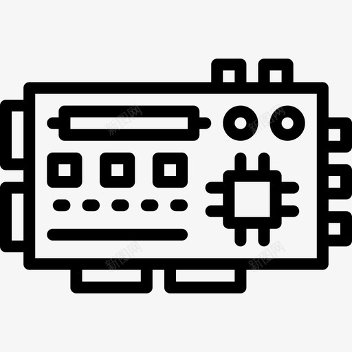 机械手主板4图标svg_新图网 https://ixintu.com 主板 机械手