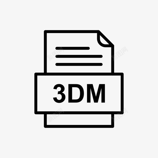 3dm文件文件图标文件类型格式svg_新图网 https://ixintu.com 3dm 41种 图标 文件 格式 类型
