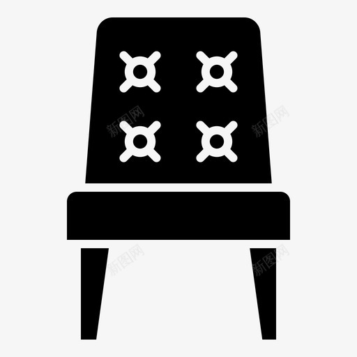 椅子家具家居装饰图标svg_新图网 https://ixintu.com 内饰 家具 家居装饰 椅子