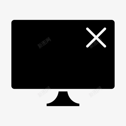 取消监视器关闭计算机图标svg_新图网 https://ixintu.com 停止 关闭 删除 取消 监视器 计算机