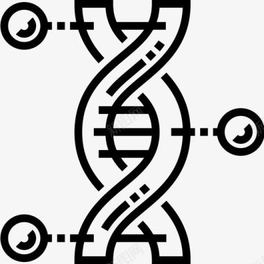 基因组生物工程8线性图标图标