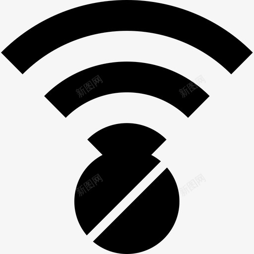 Wifi移动接口2填充图标svg_新图网 https://ixintu.com Wifi 填充 接口 移动