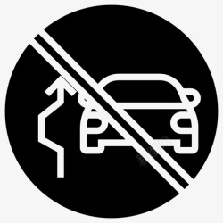 解除禁止超车标志禁止超车道路标志超越标志图标高清图片