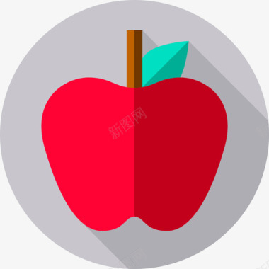 苹果替代药物13扁平图标图标