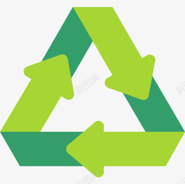 回收符号生态163平坦图标图标
