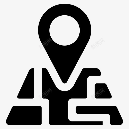 位置地图位置标记位置指针图标svg_新图网 https://ixintu.com 位置地图 位置指针 位置标记 地图图钉 地图定位器 网络字形图标