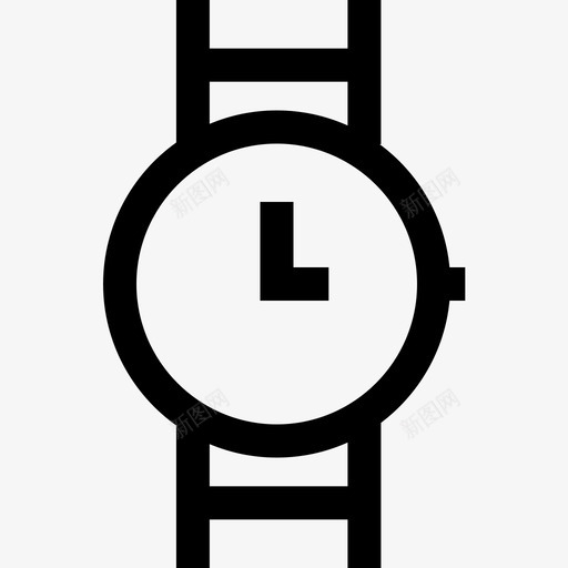 手表冬装及配件轮廓直线型图标svg_新图网 https://ixintu.com 冬装 手表 直线 线型 轮廓 配件