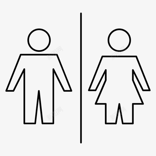 性别女性男性图标svg_新图网 https://ixintu.com 女性 家庭 性别 概况 男性