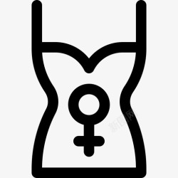 WomensDayTopWomensDay7线性图标高清图片